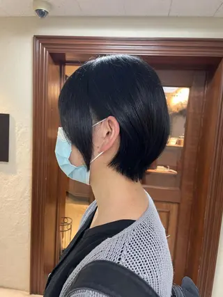 ショート カラー ヘアアレンジ maoブリーチ無し 似合わせカラーのヘアスタイル