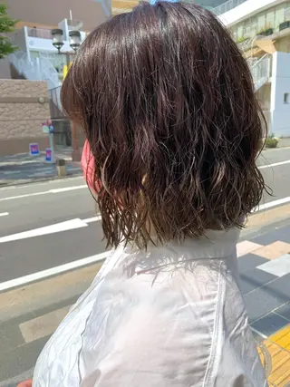 ミディアム 園 冬稀のヘアスタイル