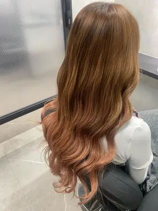 ロング XYZ所属・縮毛矯正/髪質改善 韓国風/MIKIYAのヘアスタイル