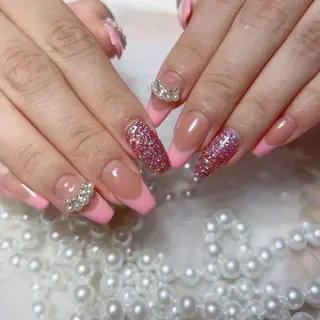 ネイル M🌷nail 長さだし専門店のネイルデザイン