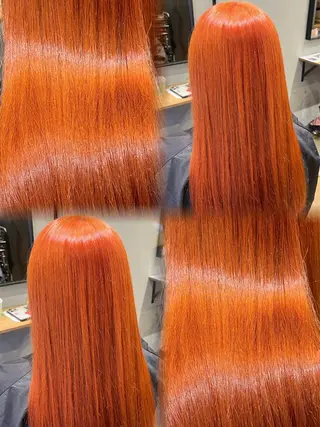 ロング カラー みわ/博多 ブリーチ/メンズヘアのヘアスタイル