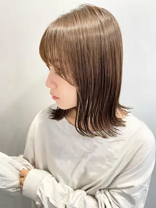 ミディアム 上原 みちるのヘアスタイル