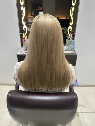 カラー レイヤー 艶々カラーのヘアスタイル