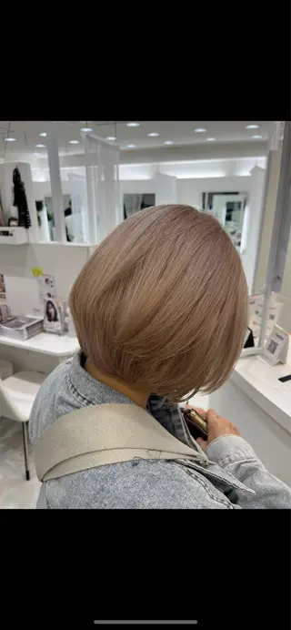 セミロング カラー 山森 大地のヘアスタイル