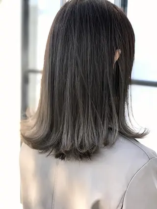 ミディアム カラー 🍀ナガヤマ ヒデアキ🍀のヘアスタイル