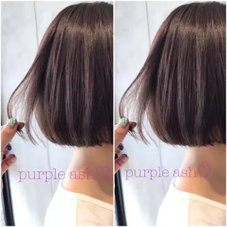 ミディアム オリーブ透明感カラー 表参道/MIKUのヘアスタイル