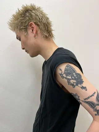 ショート カラー メンズ メンズスタイリスト リュウジのヘアスタイル