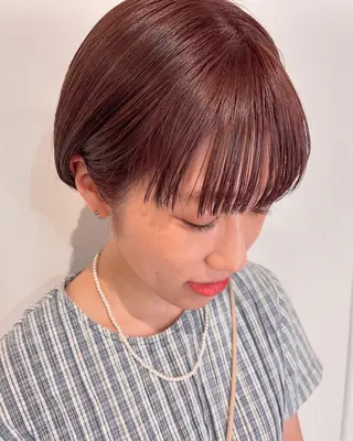 ショート カラー 🌼似合わせカット 🌼おぎの みき🌼のヘアスタイル