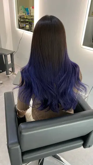 カラー 大阪ケアブリーチ/ ミルクティーベージュのヘアスタイル