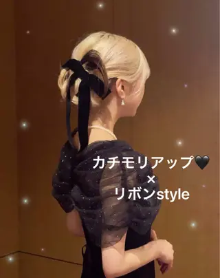 ヘアアレンジ 顔周り/透明感/銀座 🩵りのせのヘアスタイル