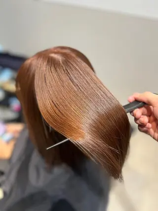 ミディアム Salowin銀座suite店所属・美髪縮毛矯正/髪質 改善カラー/寺倉海人のヘアスタイル