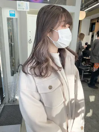 セミロング カラー PEYP prod ICON所属・パーマ/ケアブリーチ /博多/YOSUKEのヘアスタイル