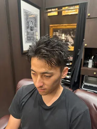 ショート メンズ 福満 拓のヘアスタイル