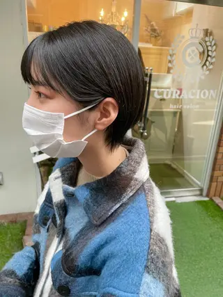 ショート カラー newi梅田🫧韓国 ヘア🫧sakiのヘアスタイル