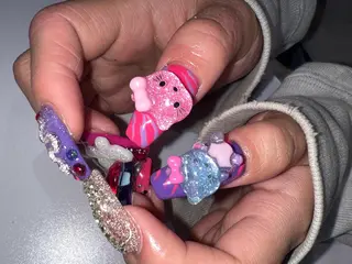 ネイル 個性派／中韓ネイル SAKURAのネイルデザイン