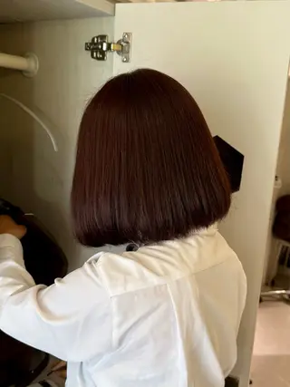 カラー 暖色カラー/艶髪/ 韓国/ひなのヘアスタイル