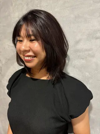 ミディアム TERRACE 三宮店【テラス】所属・岸田 真由のヘアスタイル