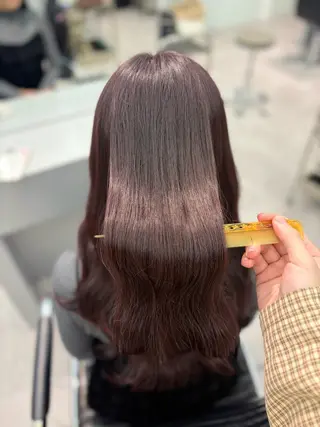 ロング Meena by  urban所属・iroha/名古屋/ 暖色カラー/髪質改善のヘアスタイル