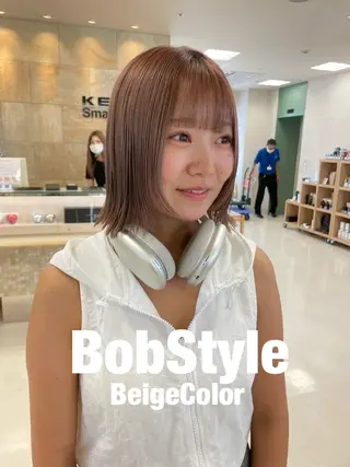 ショート カラー ヘアアレンジ 🍒KIKUCHI KANAE🍒のヘアスタイル