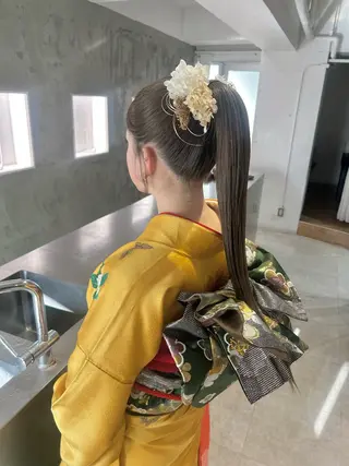 ヘアアレンジ ♛︎ きっか ♛︎ ヘアアレンジ🩵のヘアスタイル