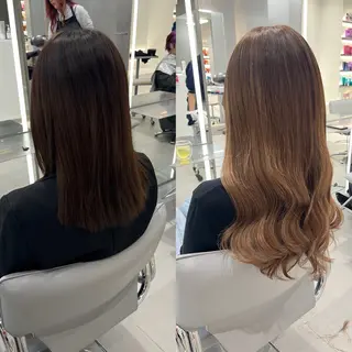 ロング カラー ヘアアレンジ ar+ ❤︎ maiのヘアスタイル