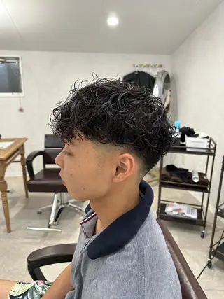 ショート パーマ Sea-La光の森smart salon所属・木村 悠のヘアスタイル