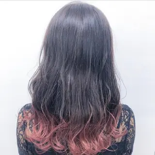 ミディアム ヘアアレンジ カラー 🤍💕ブリーチカラ ーAyaka💕🤍のヘアスタイル