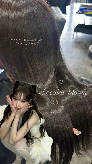 ロング amy .のヘアスタイル