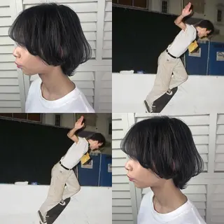 ショート カラー せこぐち まいのヘアスタイル