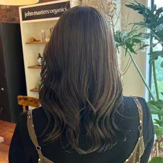 セミロング カラー Rino kanayama所属・Rino 金山 / 宮澤 萌のヘアスタイル