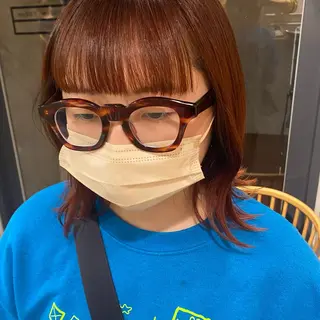 ミディアム Yahiko ハイトーンのヘアスタイル