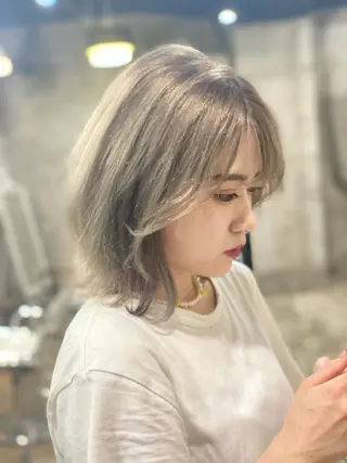 ショート カラー ヘアアレンジ ［似合わせヘア］ ✂︎OGURO✂︎のヘアスタイル