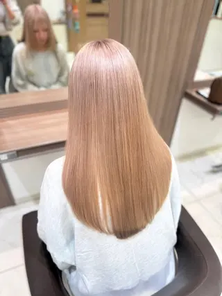 ロング カラー 🕯コバ/レイヤー/ 美髪縮毛🕯のヘアスタイル