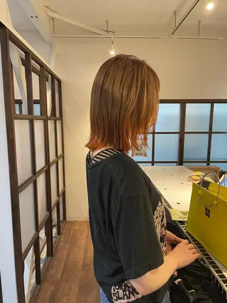 ミディアム カラー 高橋 愛美のヘアスタイル