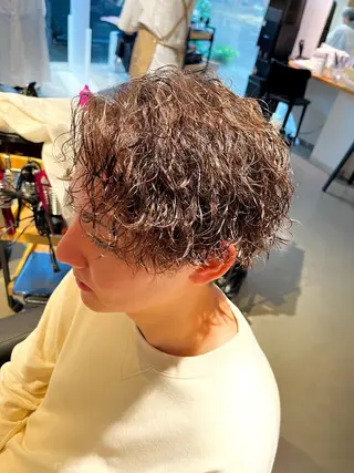 ショート パーマ メンズ APREKO RIKUのヘアスタイル