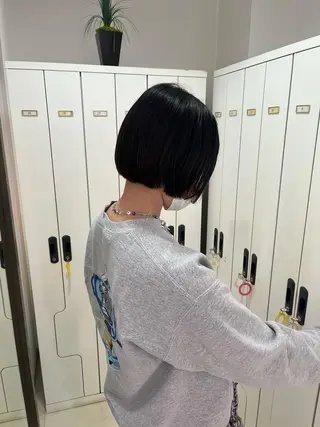 ショート ぷつっとボブ/ちゅる ピンク/mika☆のヘアスタイル