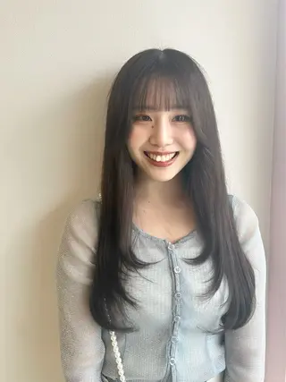 ロング カラー 💙ルル💙 ハイトーン/レイヤーのヘアスタイル