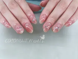 ネイル 神田 ココナッツのネイルデザイン