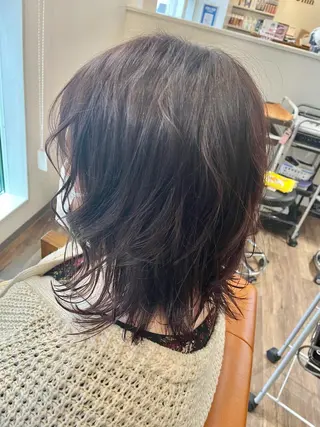 ミディアム 高崎 絵里子のヘアスタイル