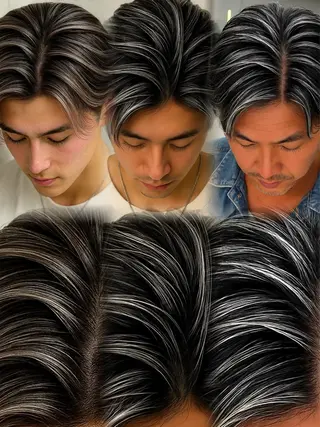 ショート カラー メンズ Men's BIRTH by happiness 梅田中崎町店所属・メンズ特化美容師 カラー専門ぺーターのヘアスタイル