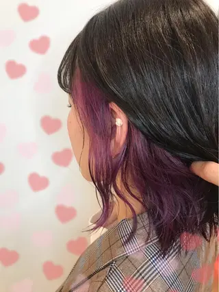 ミディアム カラー EMANON新宿東口所属・新宿駅近♡個室 ♡関口三都季🌜のヘアスタイル