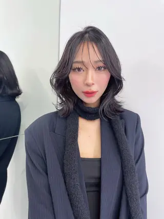 ロング カラー 韓国ヘア/髪質改善 TAKAHIROのヘアスタイル