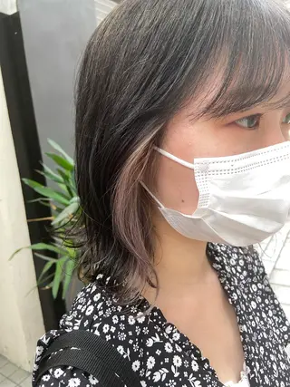 ミディアム nico🏁 rihoのヘアスタイル