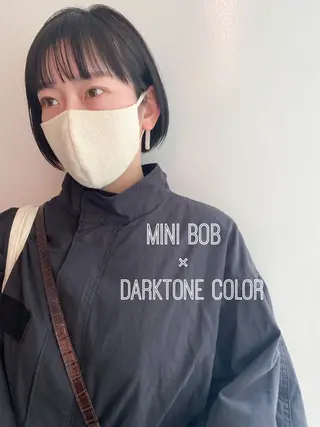 ミディアム カラー THE DAY所属・AKI HASHIMOTOのヘアスタイル