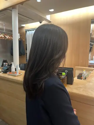 セミロング カラー BEAUTRIUM鎌倉小町店所属・マリナ /ゆる巻パーマ♡のヘアスタイル