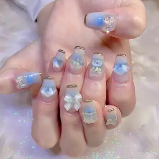 ネイル シェアサロンLei.g(レイジー)所属・3Dアートネイル💗 都築レナのネイルデザイン