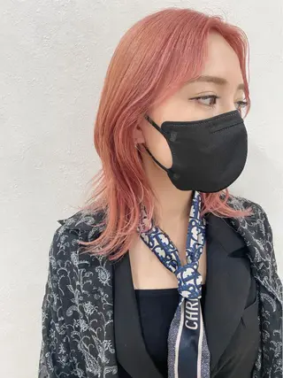 セミロング カラー 🌿縮毛矯正/ 髪質改善🌿コバヤシのヘアスタイル