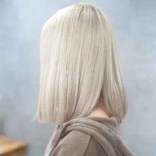 ミディアム ハイトーン/韓国風/ 艶髪/吉祥寺のヘアスタイル