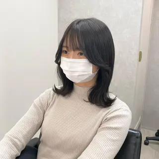 ミディアム 髪質改善 ヒデのヘアスタイル