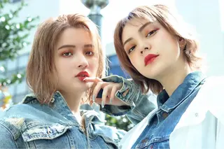 ミディアム カラー ヘアアレンジ Re:MAKE所属・ジャニヲタ美容師 推しカラー中平海帆のヘアスタイル